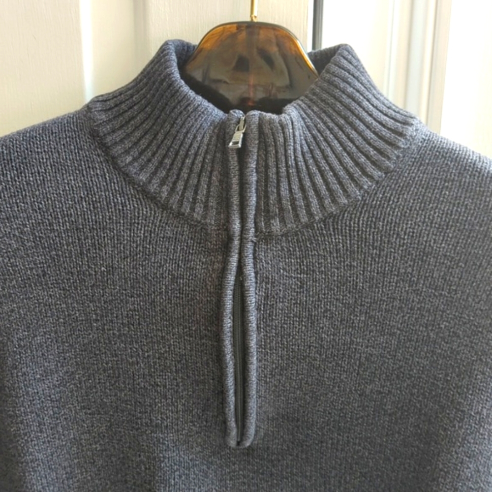 Calvin Klein Men's Dark Gray Sweater, Size L - Picture 3 of 8